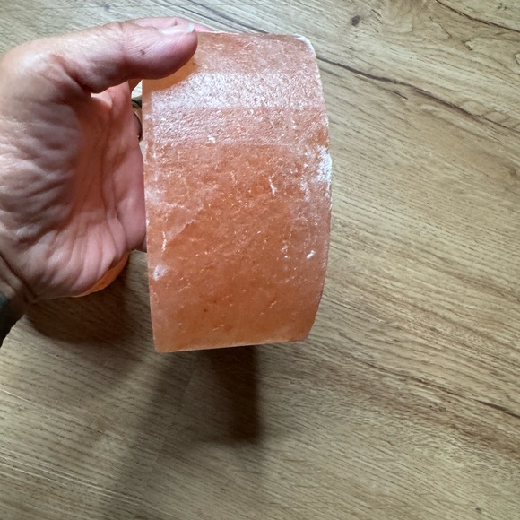 Yin Yang Himalayan Pink Salt Votive Candle Holder solid authentic - Picture 5 of 8